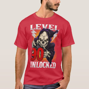 Camiseta 90.º Aniversario del Skeleton Nivel 90 Gam desbloq