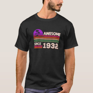Camiseta 90.º cumpleaños de mujeres asombrosas desde 1932