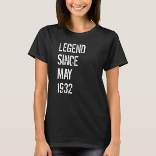 Camiseta 90.º Nacimiento de Chicas de niños Mayo de 1932 90