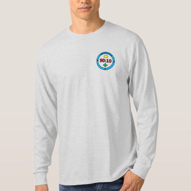 Camiseta 90:10 masculina (Anverso)