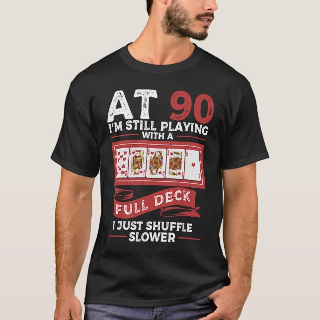 Camiseta 90 años de edad cumpleaños número 90 (Anverso)