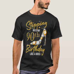 Camiseta 90 años entrando a mi cumpleaños número 90 como