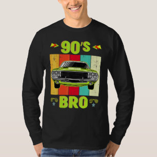 Camiseta 90 Bro Retro Vintage 90s Tema clásico del auto P