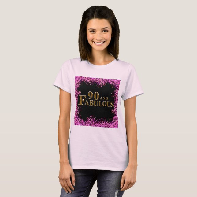 Camiseta 90 cumpleaños (Anverso completo)