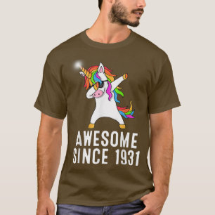 Camiseta 90° cumpleaños, unicornio dab, alucinante desde 19