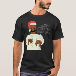 Camiseta 90 días Fiance Feliz Navidad Bebé amor