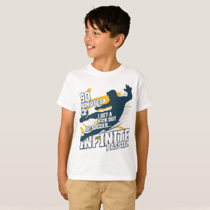 Camiseta 90 Minutos Me da Patada Jugador de fútbol