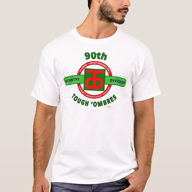 Camiseta 90.o DIVISIÓN DURA de 'OMBRES" de la DIVISIÓN "de (Anverso)