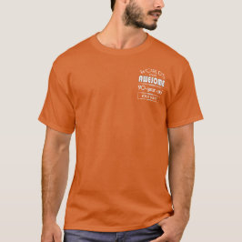 Camiseta 90.o Naranja fabuloso de la llama de los mundos