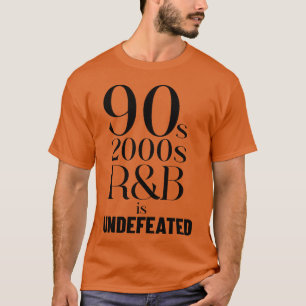 Camiseta 90s 2000s RnB es invicto adorno familiar