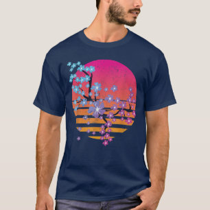 Camiseta 90s Art Pretty Flower Japan Sakura Vaporwave Cherr