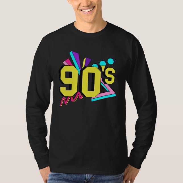 Camiseta 90s Costume Theme Party 90s Outfit Retro Party (Anverso)