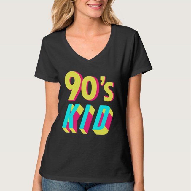 Camiseta 90s Costume Theme Party 90s Outfit Retro Party 90  (Anverso)