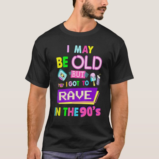 Camiseta 90s For Women Rave Outfit & 90s Festival Costume 1 (Anverso)