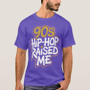 Camiseta 90s HipHop Me Crió Cultura de Rap Old School