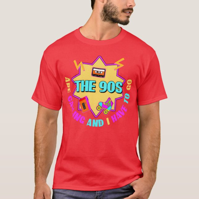 Camiseta 90s Joke Retro 1990 Disco gift (Anverso)