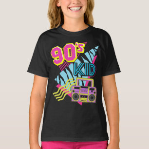 Camiseta 90's Kid Boombox 1990s Nostalgia 80s