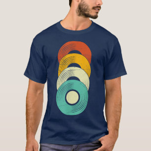 Camiseta 90s Music Lover Vinyl Records Musician Retro Vinyl