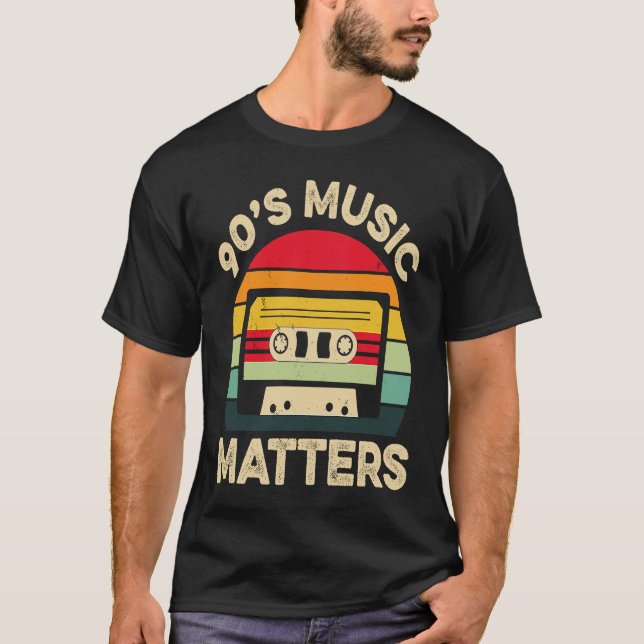 Camiseta 90s Music Matters Musician Music (Anverso)