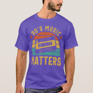 Camiseta 90s Music Matters Sunset Old School Nostalgia Gift
