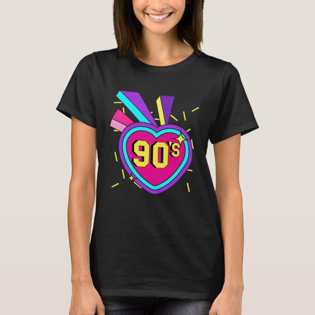 Camiseta 90s Outfit Retro Party 90s Costume Theme Party (Anverso)
