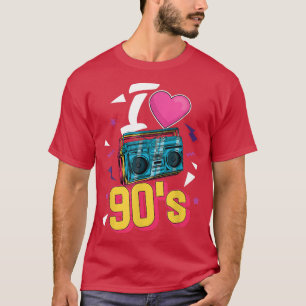 Camiseta 90s Radio Music Love Disco Retro 1990s 