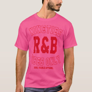 Camiseta 90S Rb Vibes Sólo Música Rnb Varisity Noventa