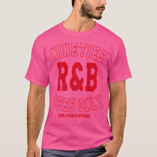 Camiseta 90S Rb Vibes Sólo Música Rnb Varisity Noventa