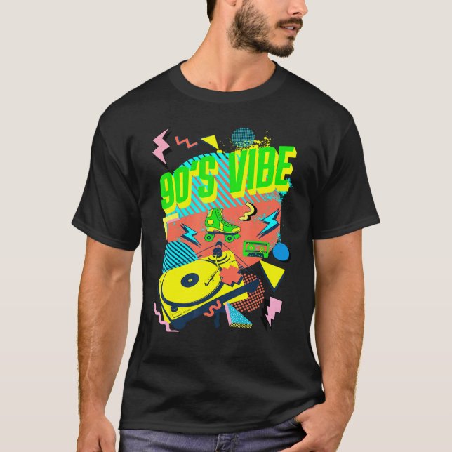 Camiseta 90's Vibe  This Is My 90's Costume Party Retro Nin (Anverso)