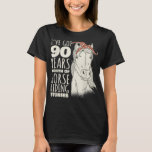 Camiseta 90th Birthday Ninety - 90 Years Old Horse Rider T-<br><div class="desc">90th Birthday Ninety - 90 Years Old Horse Rider T-Shirt</div>