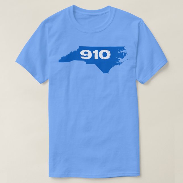 Camiseta 910 Azul y Blanco (Diseño del anverso)