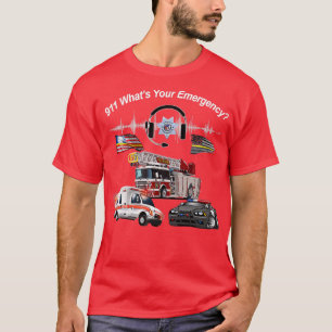 Camiseta 911 Cuál es su emergencia