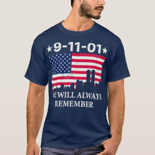 Camiseta 911 Día del Patriota que siempre recordaremos