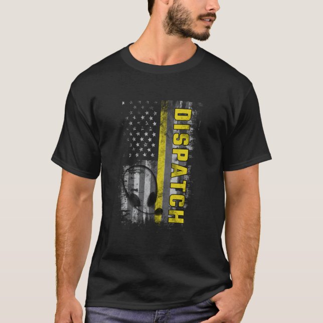 Camiseta 911 Dispatch Operators First Responder Dispatcher  (Anverso)
