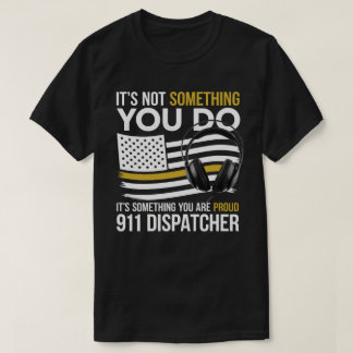 Camiseta 911 Dispatcher - Bandera de Estados Unidos Orgullo
