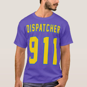 Camiseta 911 Dispatcher con la bandera estadounidense en la