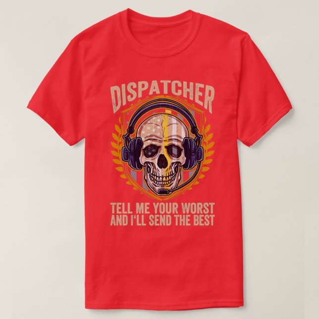 Camiseta 911 Dispatcher Emergency Dispatchers 911 Operator (Diseño del anverso)
