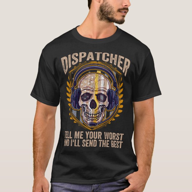 Camiseta 911 Dispatcher Emergency Dispatchers 911 Operator (Anverso)