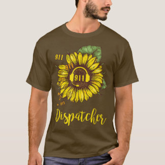 Camiseta 911 Dispatcher Sunflower 