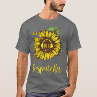 Camiseta 911 Dispatcher Sunflower Premium
