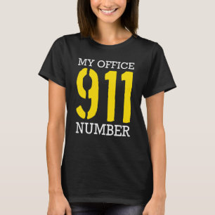 Camiseta 911 Dispatcher Thin Gold Line Law Enforcement My N