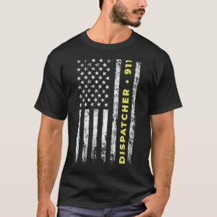 Camiseta 911 Dispatcher Thin Yellow Line Dispatch US Americ