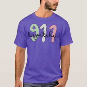 Camiseta 911 Dispatcher Thin Yellow Line Emergency Operator