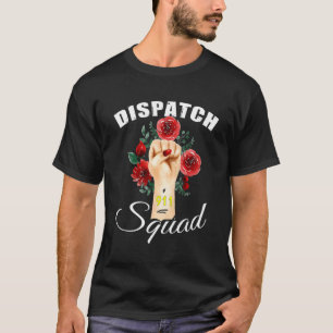 Camiseta 911 Dispatcher Usa Flag Thin Yellow Line Dispatch
