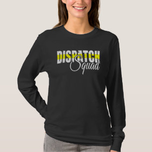 Camiseta 911 Dispatcher Usa Flag Thin Yellow Line Dispatch