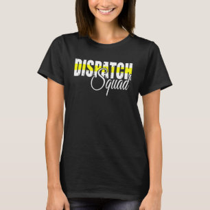 Camiseta 911 Dispatcher Usa Flag Thin Yellow Line Dispatch