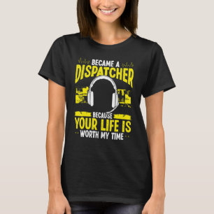 Camiseta 911 Dispatcher Your Life se debe a mi emergencia d
