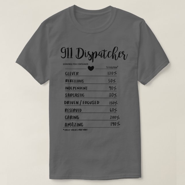 Camiseta 911 expedidores en servicio (Diseño del anverso)