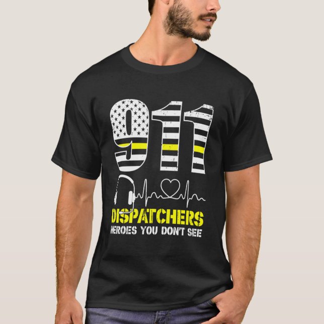 Camiseta 911 Héroes De Los Expedidores Que No Ves Funny 911 (Anverso)