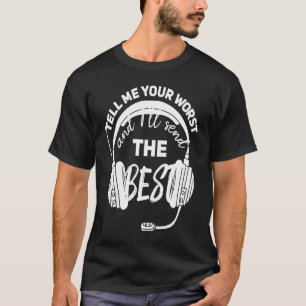Camiseta 911 Línea Amarilla 1 de la Policía de Dispatcher